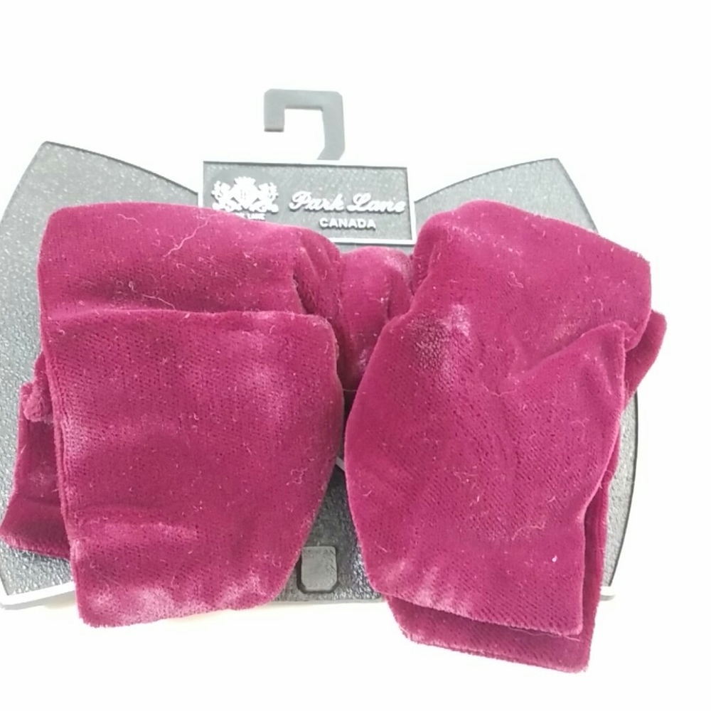 Velvety Purple Bowtie